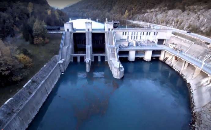 Solkan Hydro Plant Restarts After Rain Raises Water Levels
